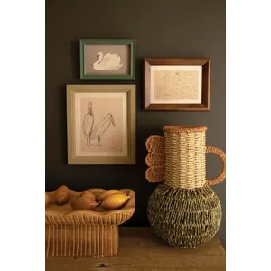 Set of 3 Framed Bird Illustrations Under Glass 1