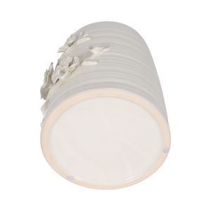 CLOVERVALE WHITE VASE 12 (IN) 8