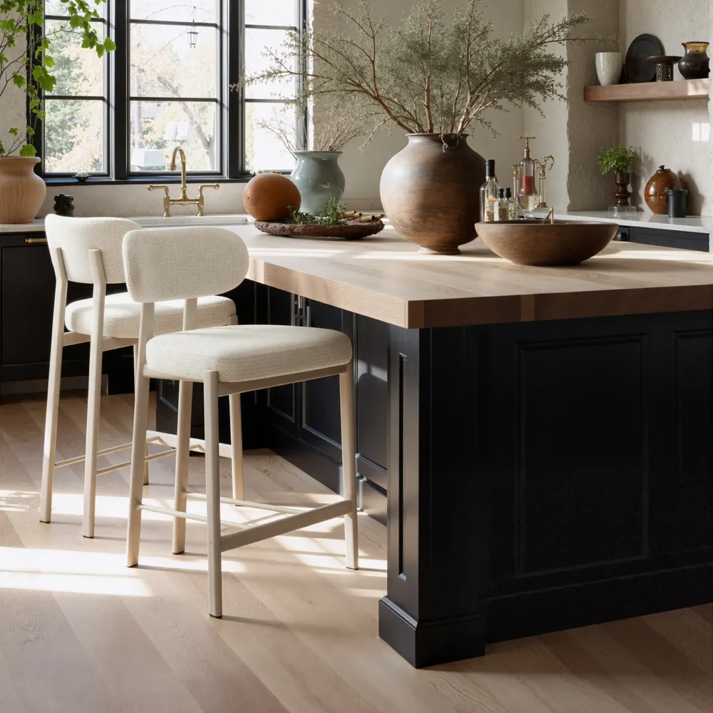 Aurea Counter Stool Light Gray