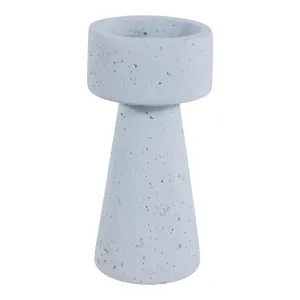 CARLIN BLUE CANDLE HOLDER 8 (IN) 4