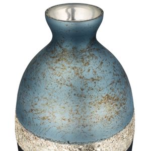 EMMONSWORTH BLUE GLASS VASE 18 (IN) 4