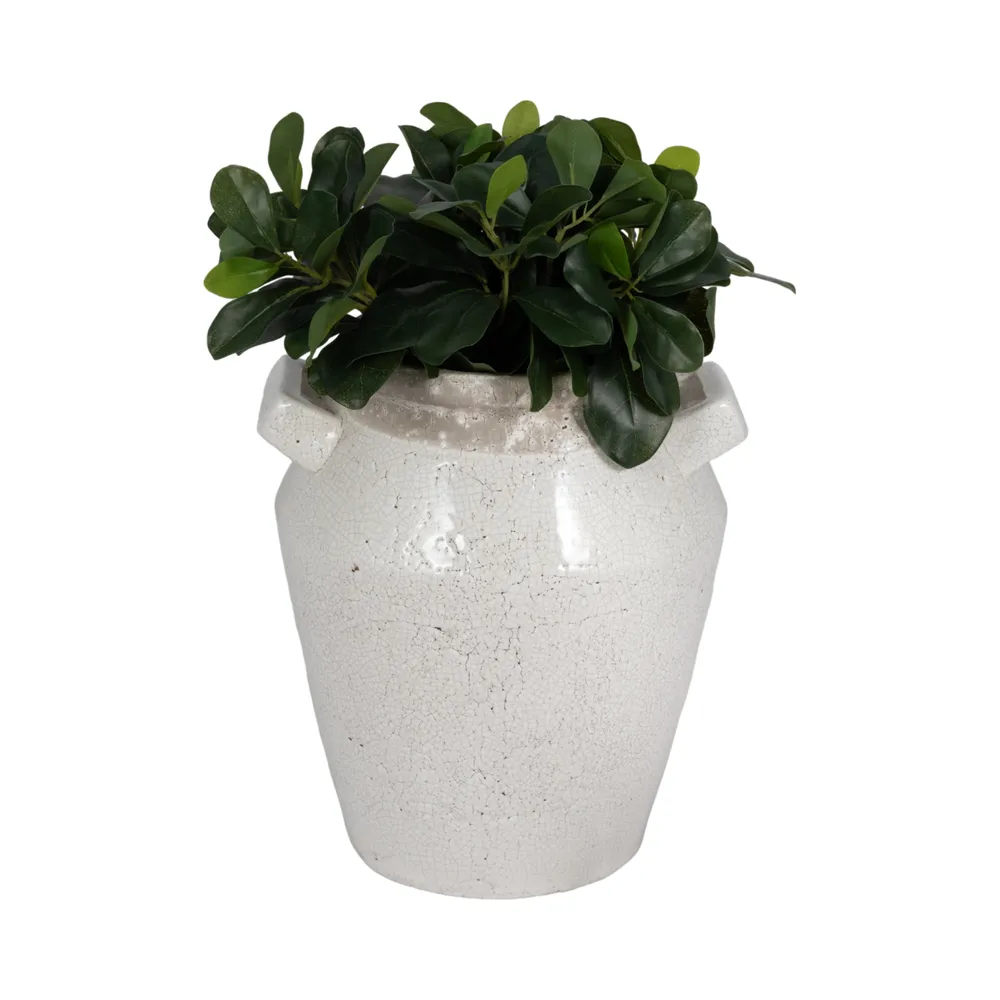 CLYDELAND GRAY VASE 11 (IN)