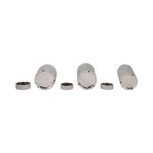 HENDONVIEW SET OF 3 SILVER VASES 14 (IN) 8