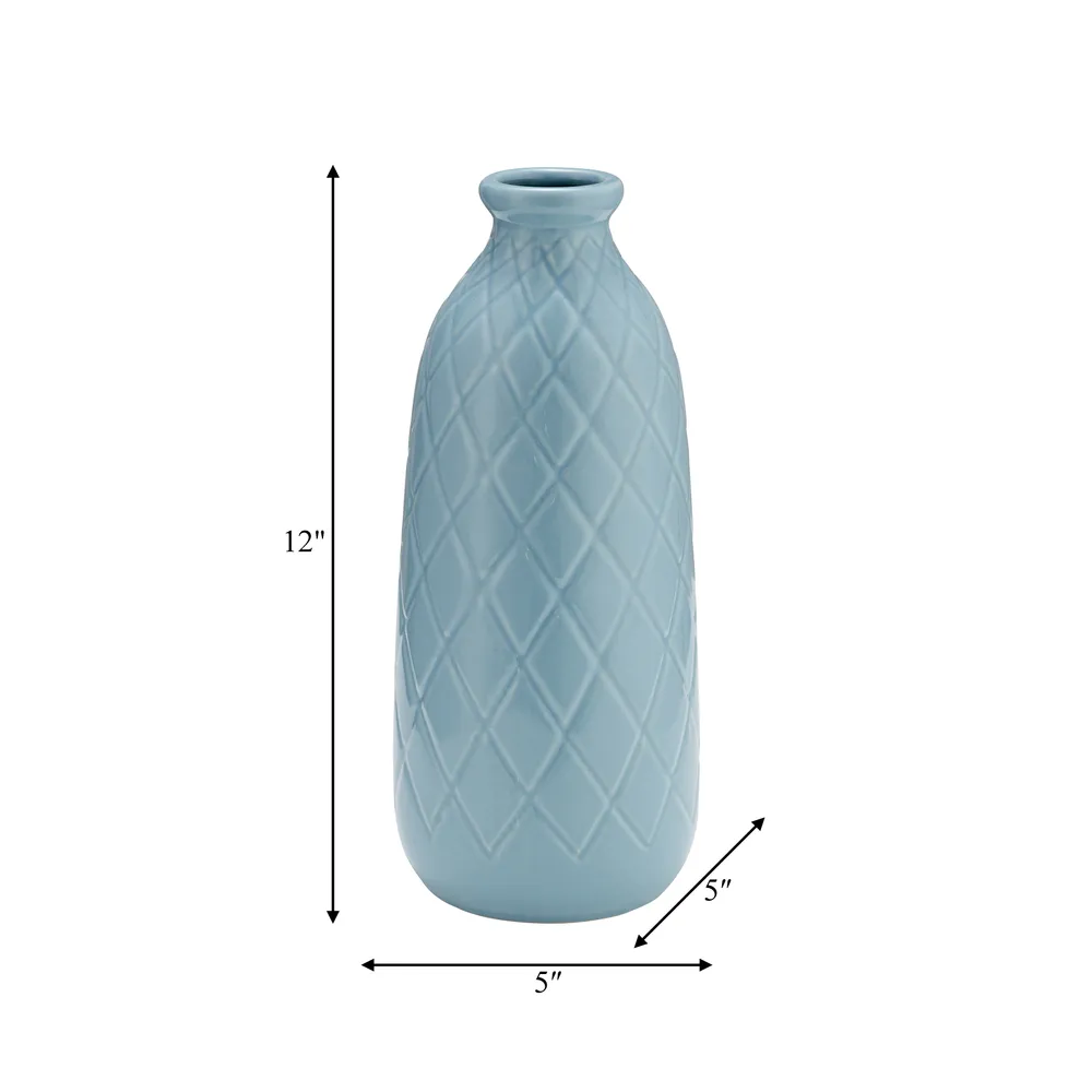 EMMONSFORD BLUE VASE 12 (IN)