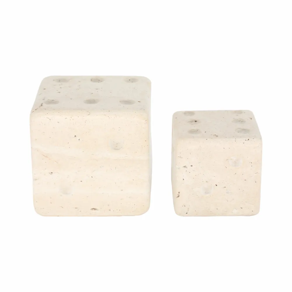 HAROLDPORT SET OF 2 IVORY DECOR 4 (IN)