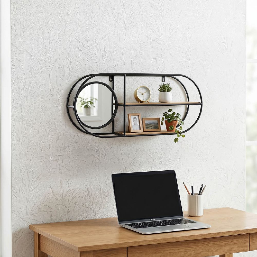 CASEYHAM BROWN WALL SHELF 10 (IN)