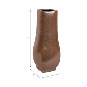 CORBINPORT BROWN VASE 17 (IN) 9