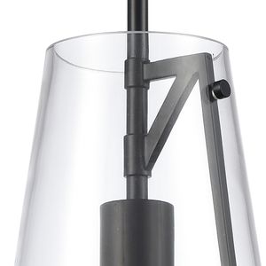 Trustle 7'' Wide 1-Light Mini Pendant - Matte Black 3