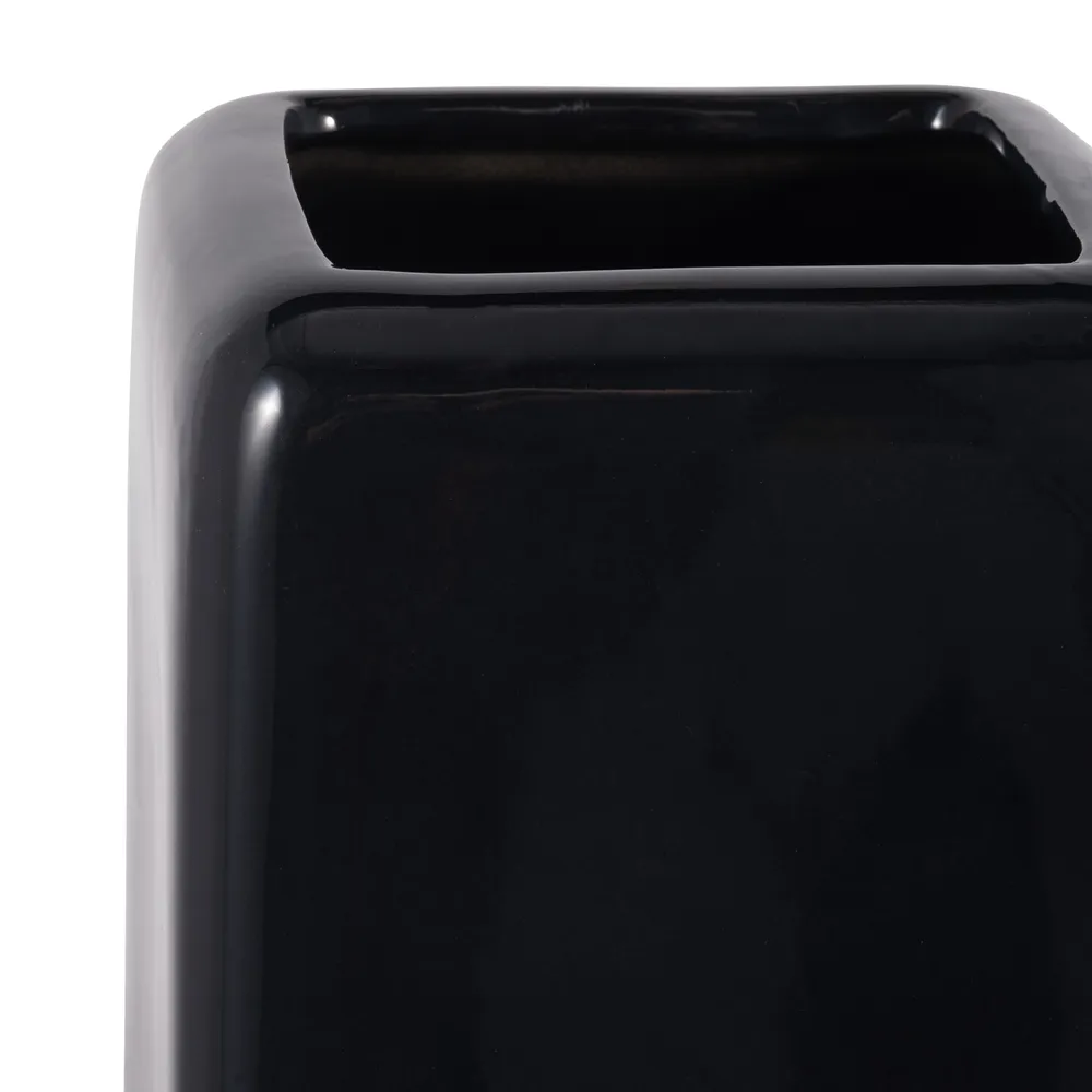 BECKHAVEN BLACK VASE 18 (IN)