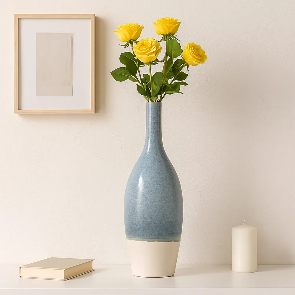 HAMPTONDALE BLUE VASE 30 (IN)