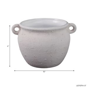 GARFIELDFORD WHITE PLANTER 6 (IN) 10