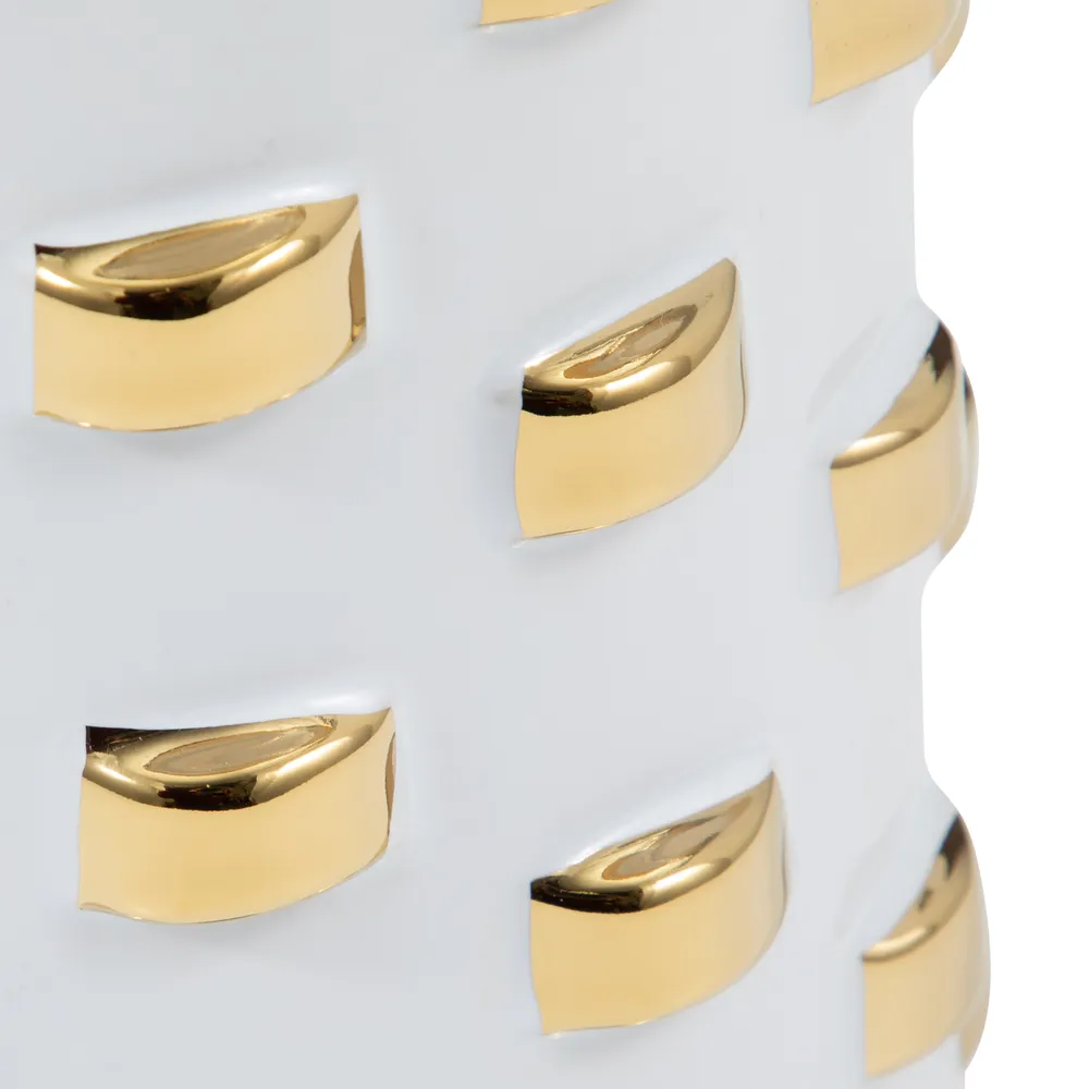 DASHCLIFF WHITE VASE 15 (IN)