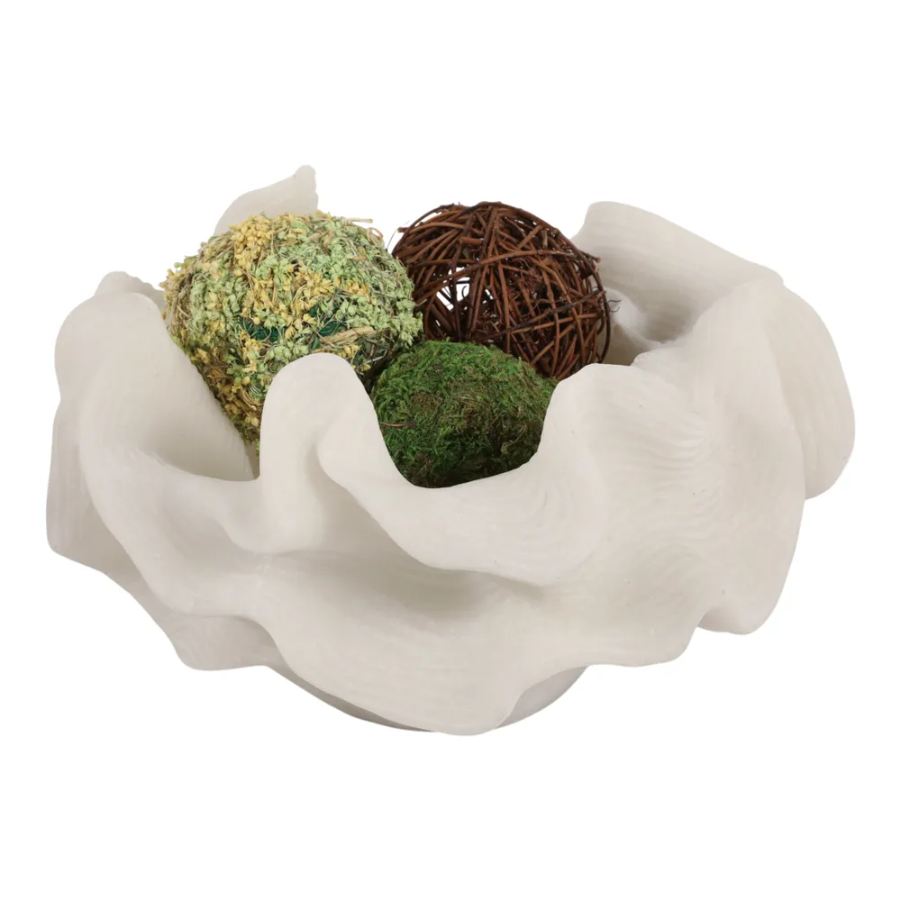 GARFIELDOAK WHITE BOWL 8 (IN)