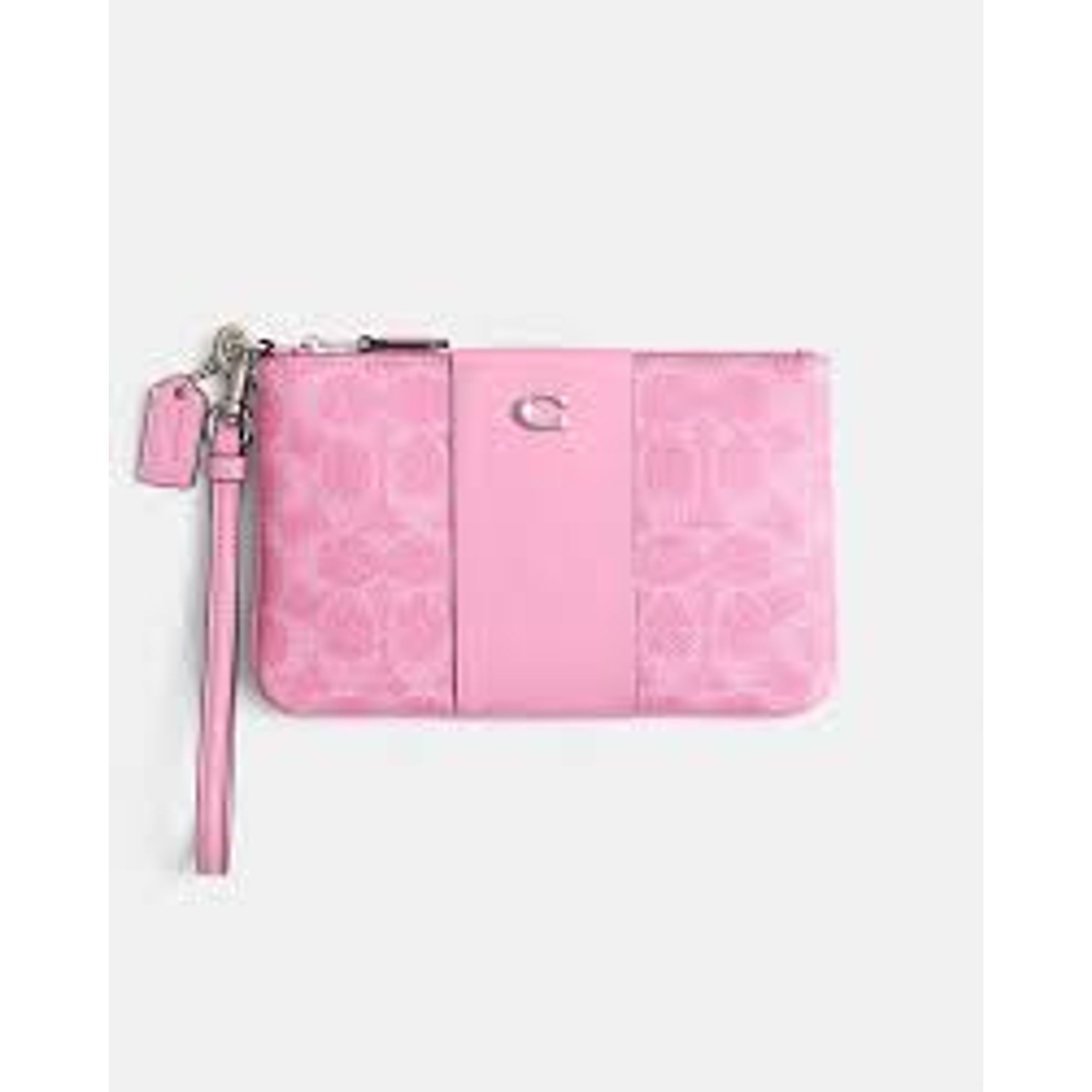 REPEAT PALMETTO MOON CANVAS WRISTLET - PINK