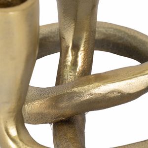 FLINTCREST GOLD CANDLE HOLDER 4 (IN) 6
