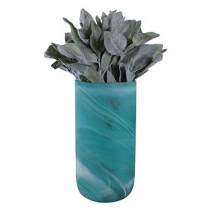 PARKERGROVE TURQUOISE GLASS VASE 15 (IN) 3