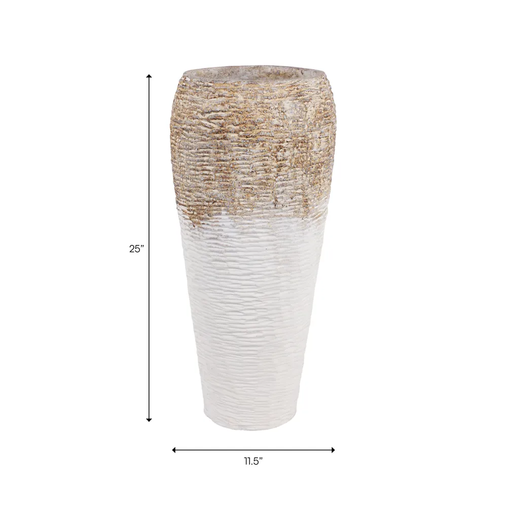 BENNETMORE BROWN VASE 25 (IN)
