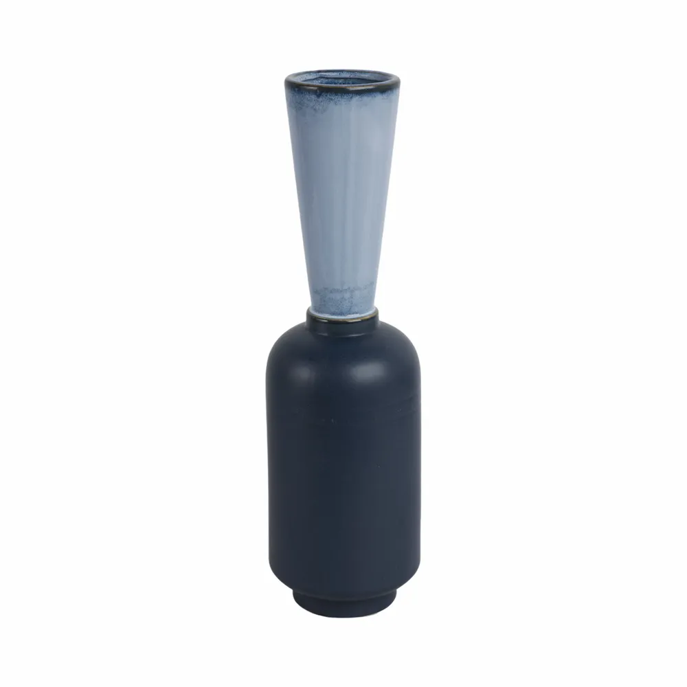 BRAXTONCLIFF BLUE VASE 17 (IN)