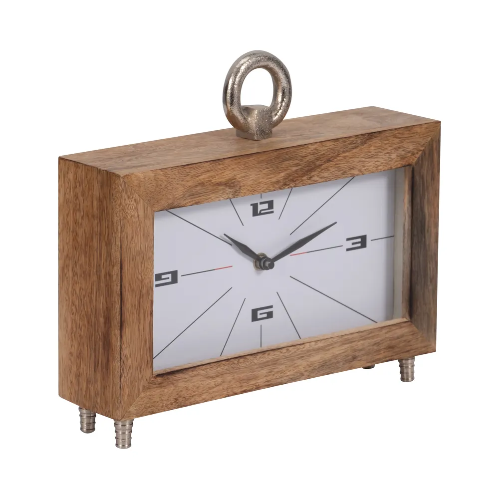 BRENDANBROOK BROWN CLOCK 10 (IN)
