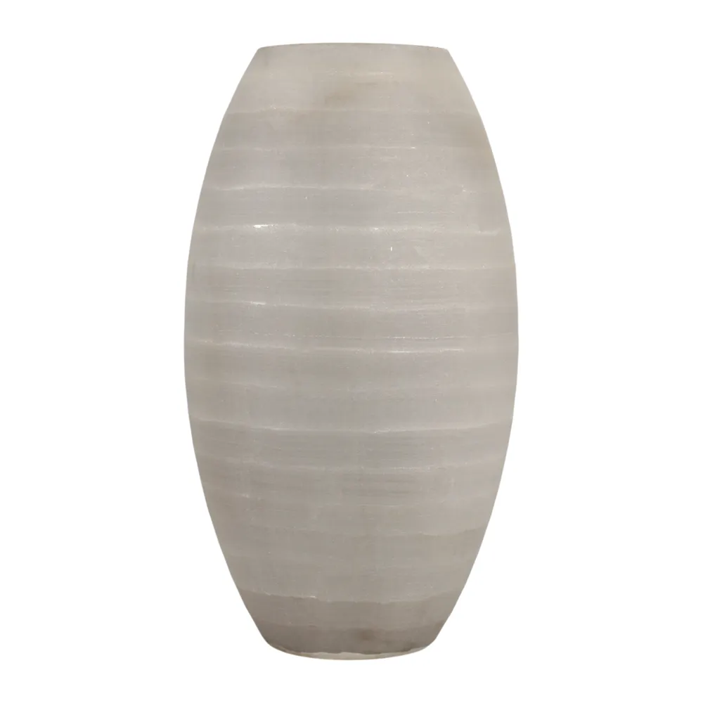 FINLEYTON GRAY GLASS VASE 13 (IN)