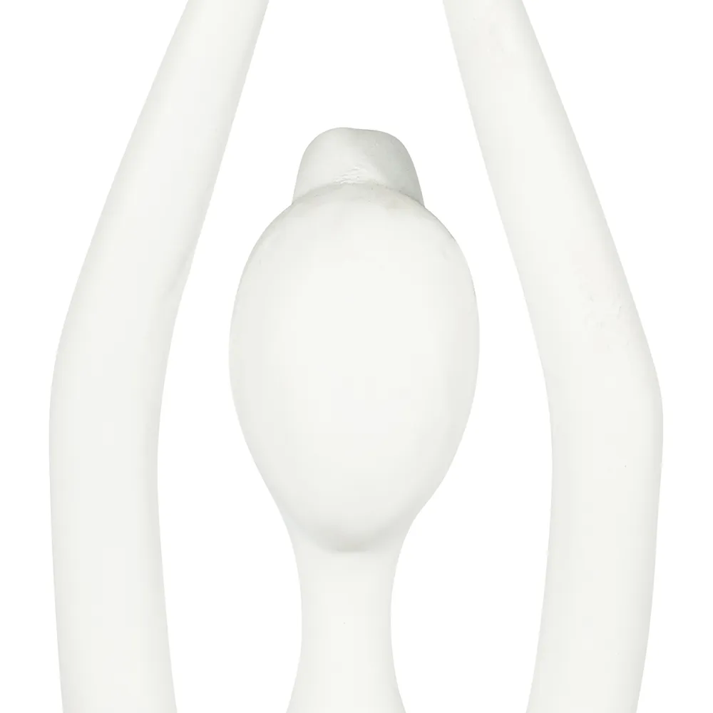 HUNTERHAM SET OF 3 WHITE DECOR 10 (IN)