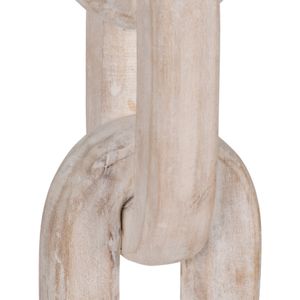 CARVERBURN WHITE CANDLE HOLDER 14 (IN) 6