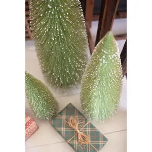 Set of 3 Bottle Brush Christmas Trees 4