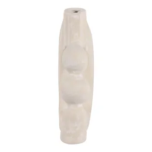FERNMOOR IVORY VASE 14 (IN) 5