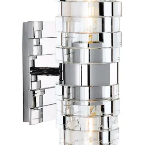 Murano 13.5'' High 2-Light Sconce - Chrome 3