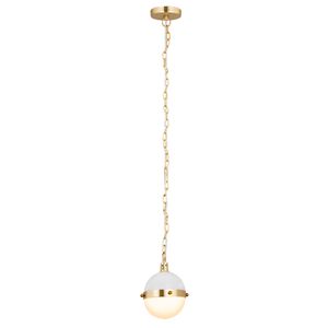 Harmelin 7'' Wide 1-Light Mini Pendant - White 1