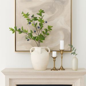 SKYELAKE WHITE VASE 10 (IN) 12