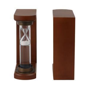 REGANBEACH SET OF 2 BROWN BOOKENDS 8 (IN) 6