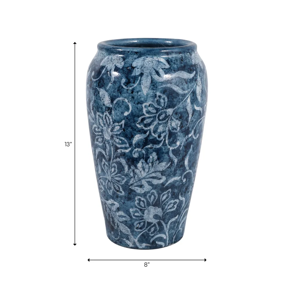 NOLANFORD BLUE VASE 14 (IN)