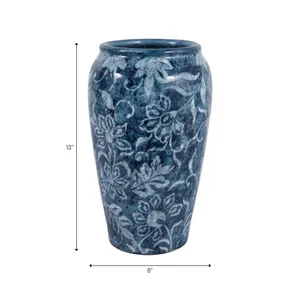 NOLANFORD BLUE VASE 14 (IN) 9