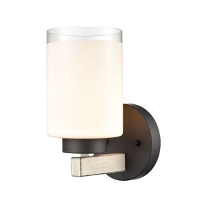 Briggs 5'' Wide 1-Light Vanity Light - Black 1