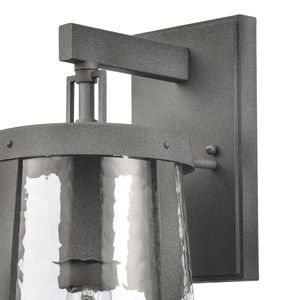Dakota 18'' High 1-Light Outdoor Sconce - Distressed Zinc 4