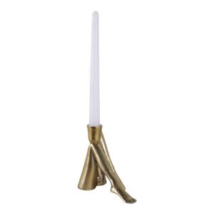 CLINTONMORE GOLD CANDLE HOLDER 6 (IN) 3