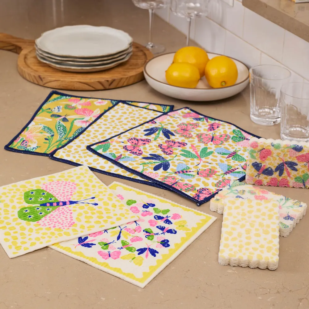 Bloom & Flutter Sponge Cloth (Set of 2)