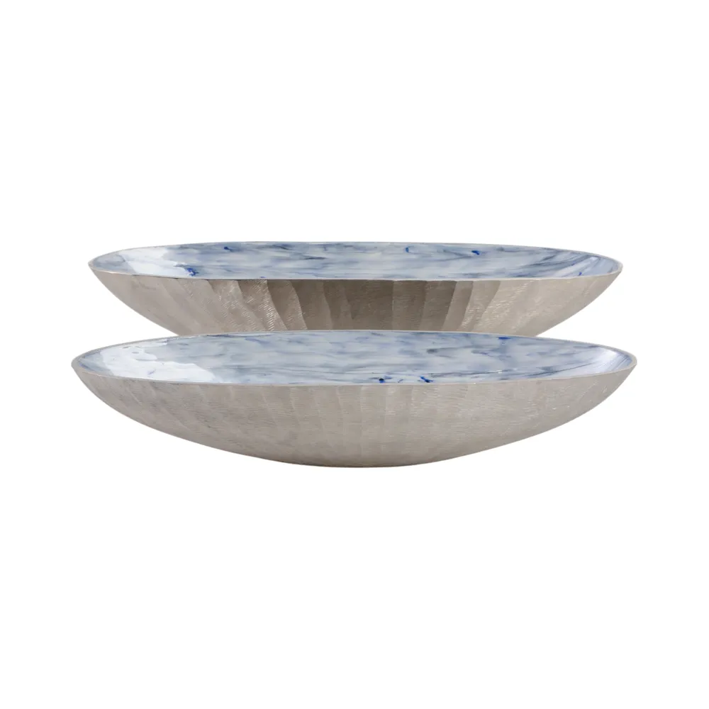 DEMPSEYFORD SET OF 2 BLUE BOWLS 5 (IN)