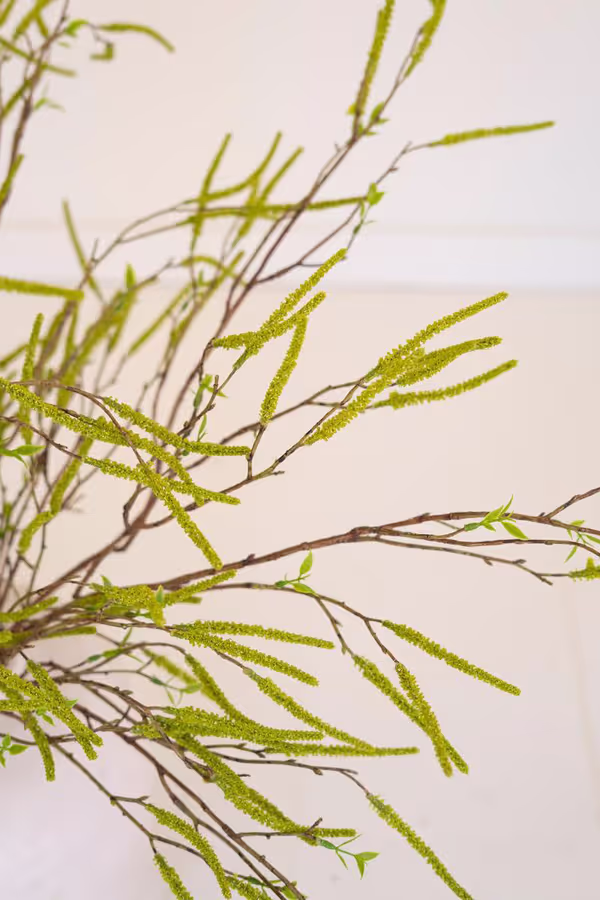 Artificial Green Willow Flowers Spray