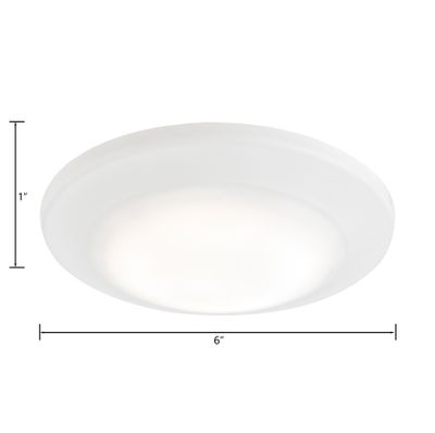 Plandome 6'' Wide Integrated LED Down Light - White