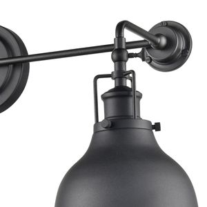 Skillet 12'' High 2-Light Sconce - Matte Black 4