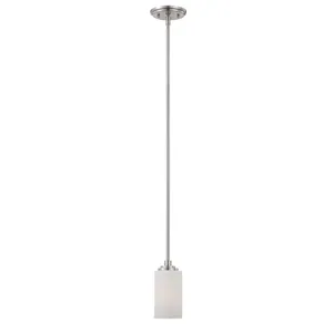 Pittman 5'' Wide 1-Light Mini Pendant - Brushed Nickel 1