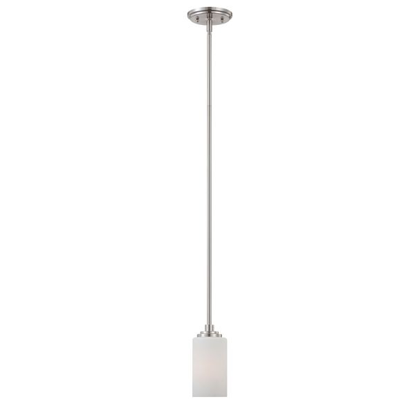 Pittman 5'' Wide 1-Light Mini Pendant - Brushed Nickel