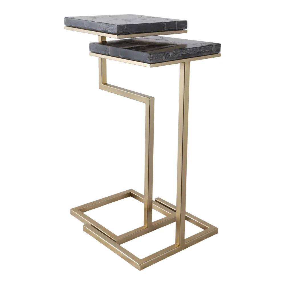 LEILAVALE SET OF 2 BLACK TABLE 25 (IN)
