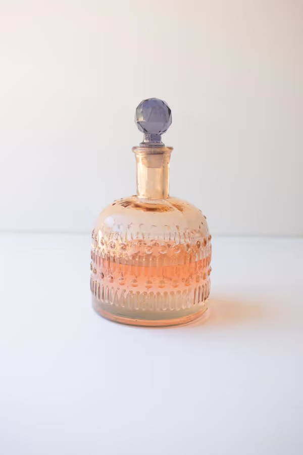 Set of 2 Glass Decanters
