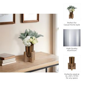 BENNETPARK SILVER VASE 14 (IN) 10