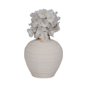 ROWANLAKE WHITE VASE 8 (IN) 3