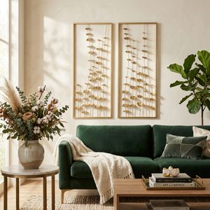 LANDONMOOR SET OF 2 GOLD METAL WALL 32 (IN) 2