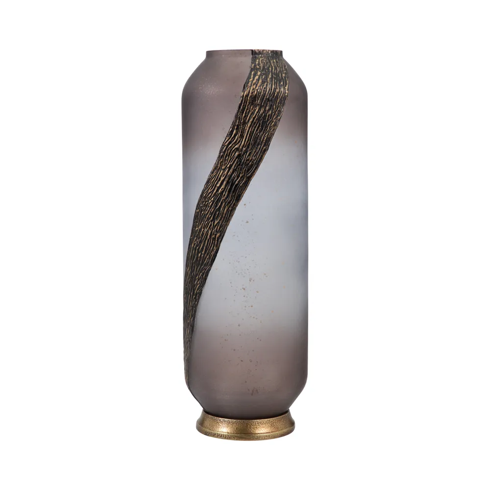 GAVINCLIFF PINK GLASS VASE 20 (IN)